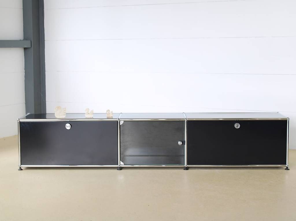 Mobili TV: USM Lowboard in Schwarz – Usato da Meinisberg venduto da atelier_TILIJA 3