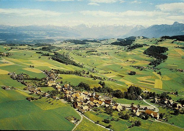 Cartes postales: RÜEGGISBERG Flugaufnahme – D'occasion à Jona par philajona
