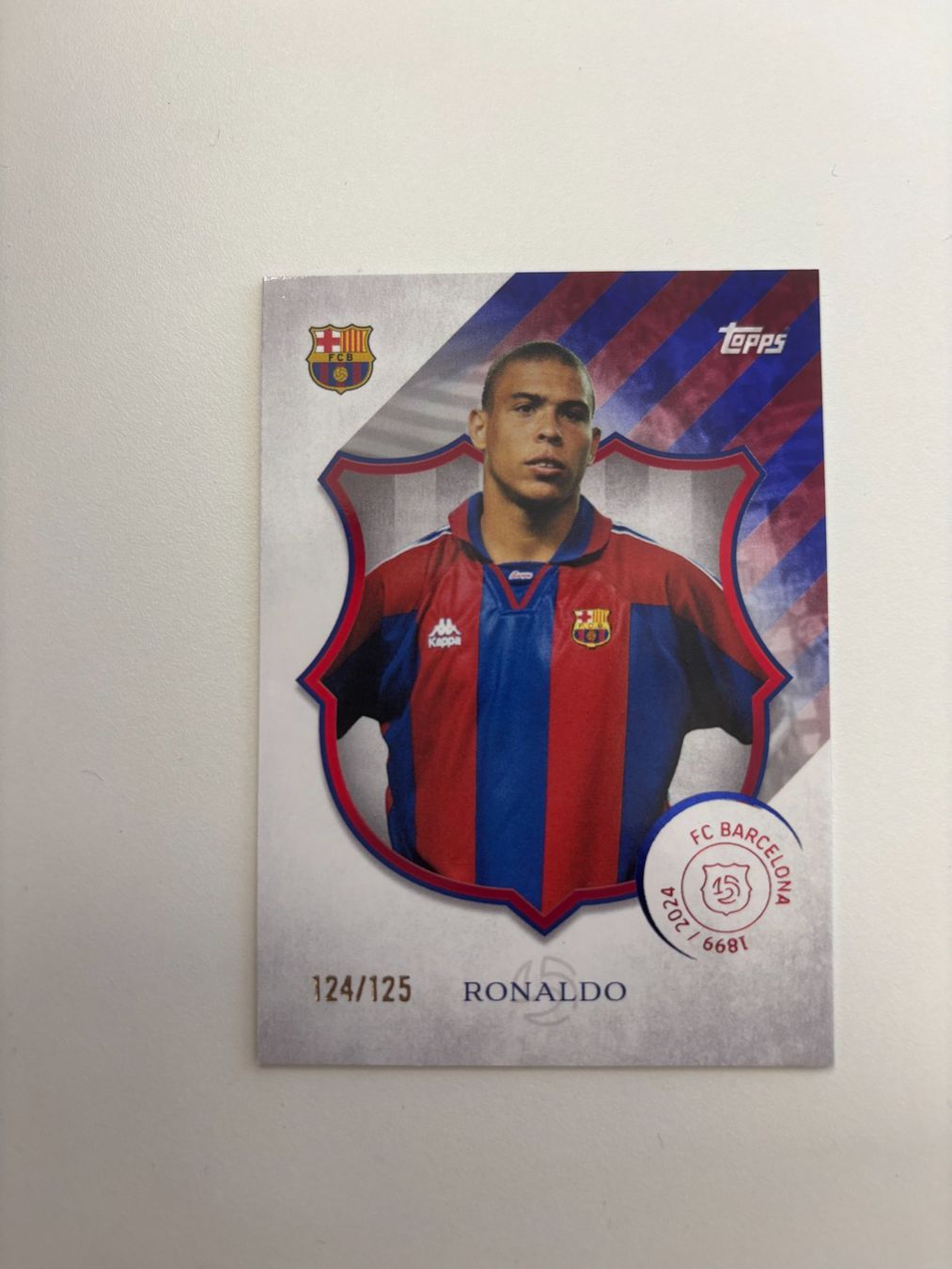 Ronaldo R9 /125 TOPPS FC Barcelona 125 Years Anniversary (Neu (gemäss ...