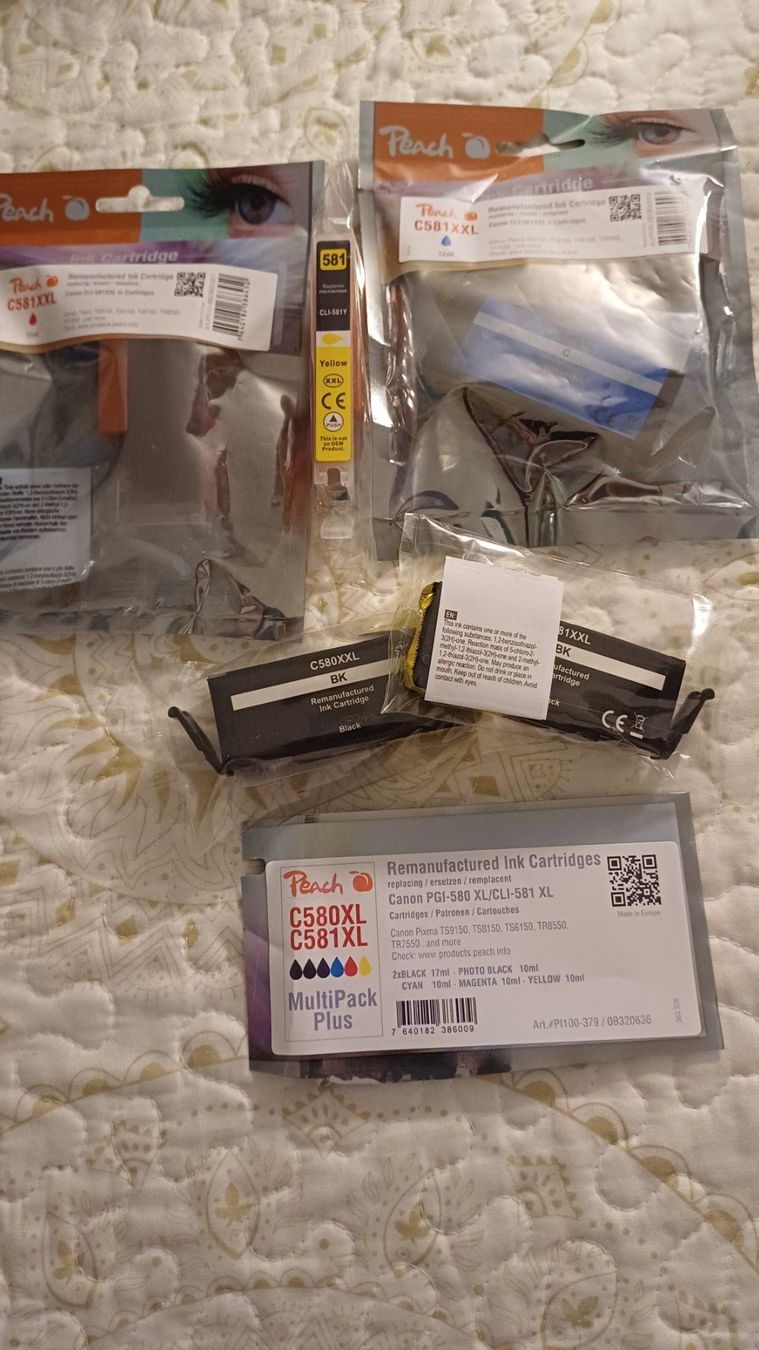 Canon Cartucce per stampanti & toner: Set kompl. 5 Patronen CANON Pixma – Nuovo e nell'imballaggio originale da Zollikerberg venduto da Kaugo
