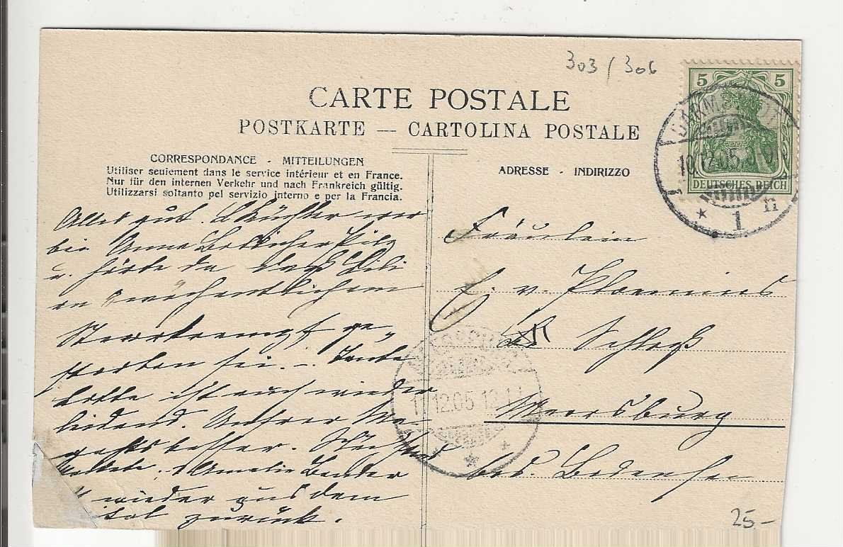 Cartoline postali: Brienz, 1905 – Usato da Spiez venduto da Niesen20 1