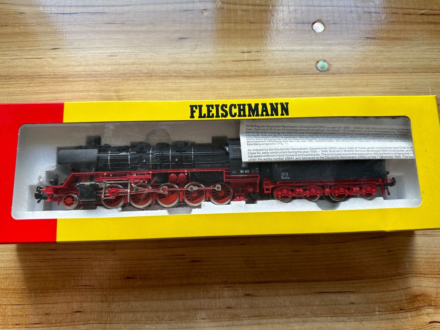 Fleischmann Modelleisenbahnen: Fleischmann 4805 Dampflok BR 50 622 DB – Neu (gemäss Beschreibung) aus Schaffhausen von Danilo-86