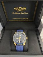Vulcain Skindiver Nautique Gold & Blue