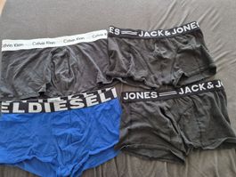 Unterhosen Mix 4 Stk. Calvin Klein, Diesel Jack&Jones Gr. L