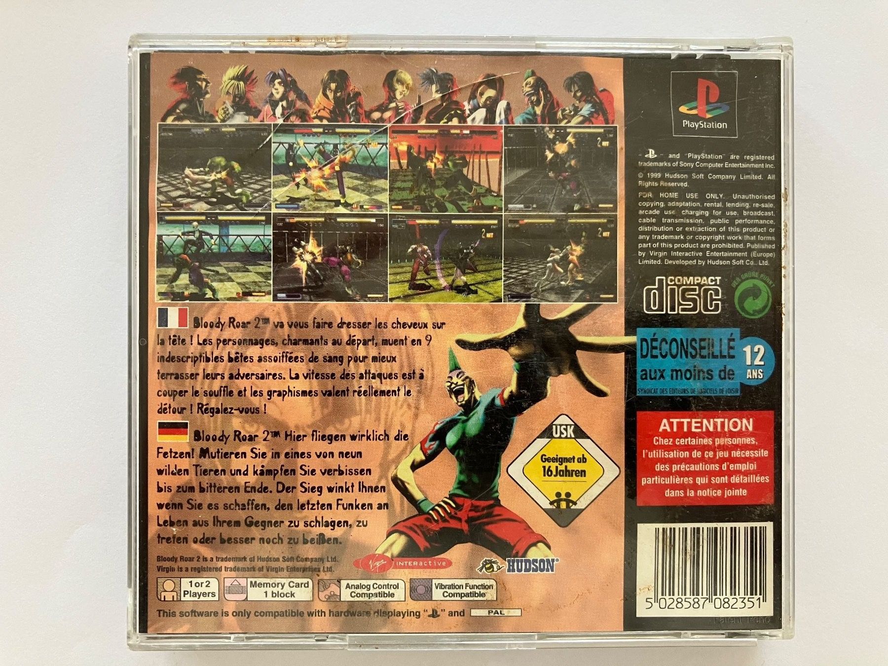 Spiele: Bloody Roar 2 – PS1 – Gebraucht aus Ecublens VD von  1