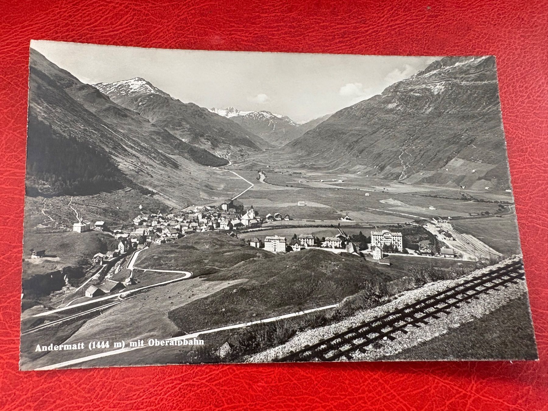 Cartoline postali: Andermatt mit Oberalpbahn – Usato da St-Légier-La Chiésaz venduto da Theo005