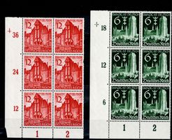 Deutsches Reich 1939, eingliederung Danzig 6er Block **