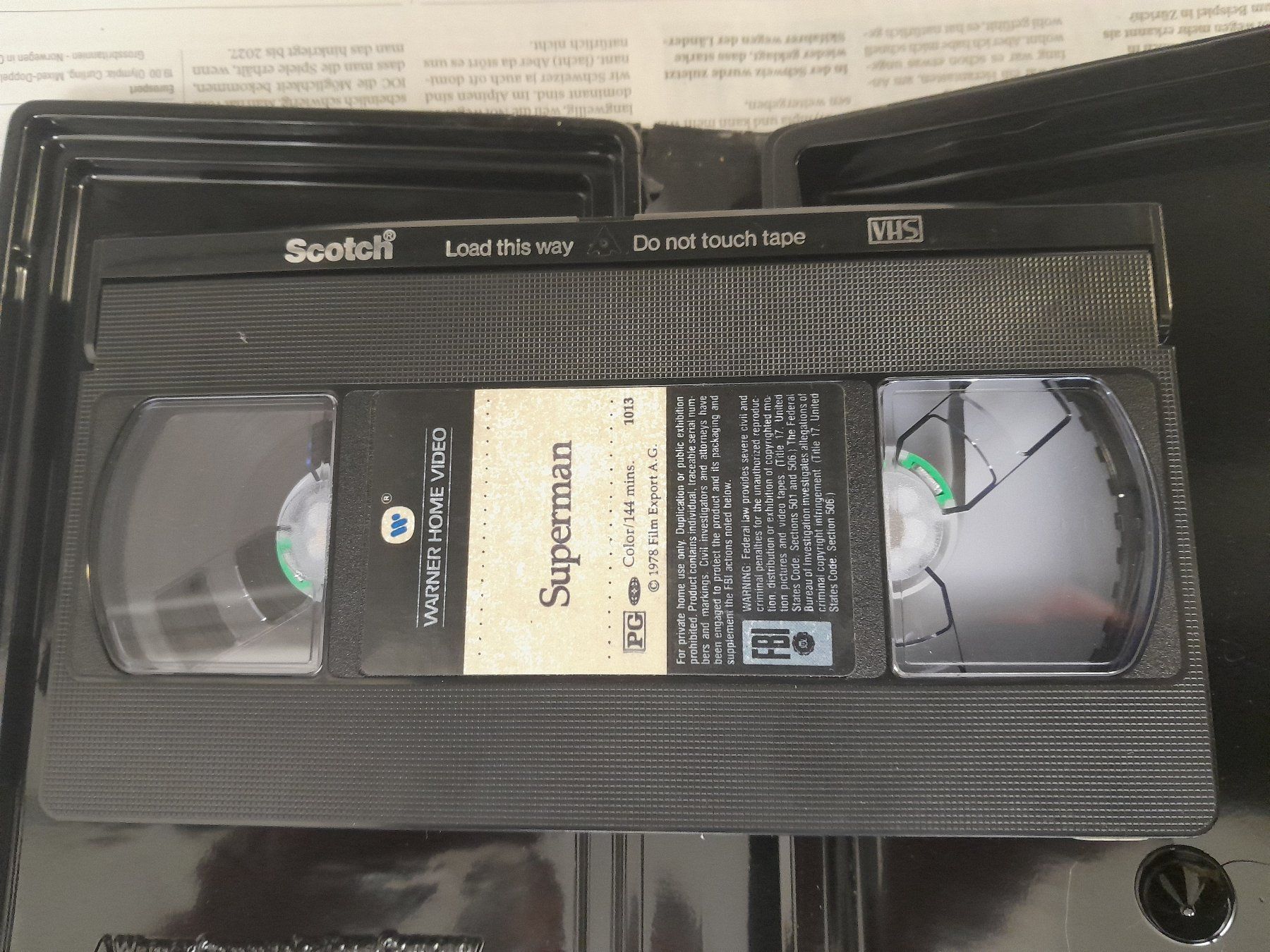 Tutti i VHS: Superman 1 VHS – Usato da Rüti ZH venduto da Alemanni 6