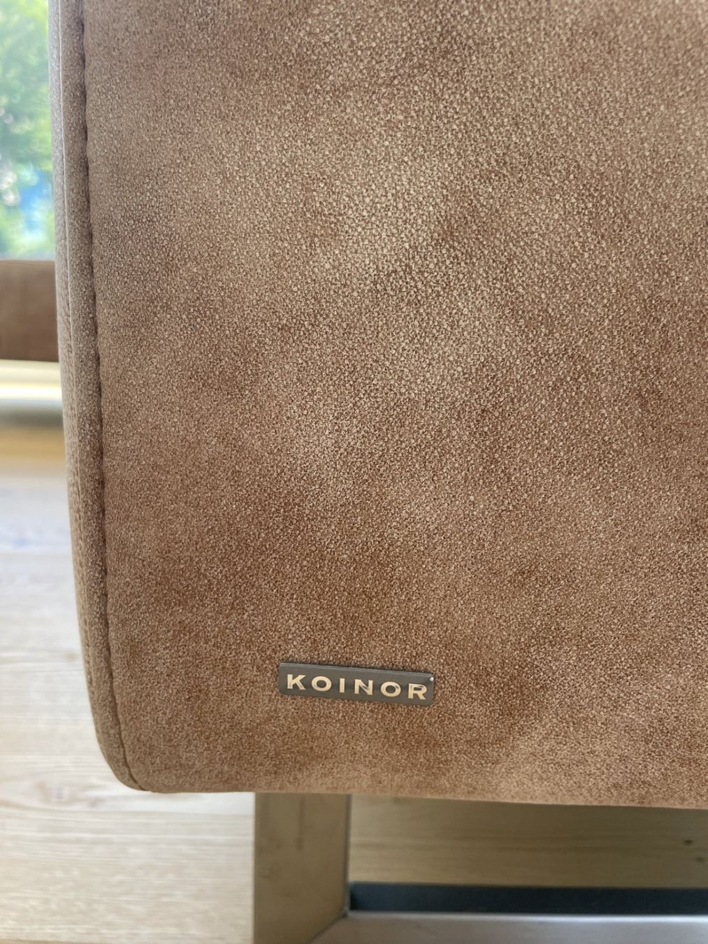 Koinor Divani: Koinor Ecksofa Vintage Leder hellbraun mit Metallfüssen – Usato da Murgenthal venduto da Anywherebuthome 1