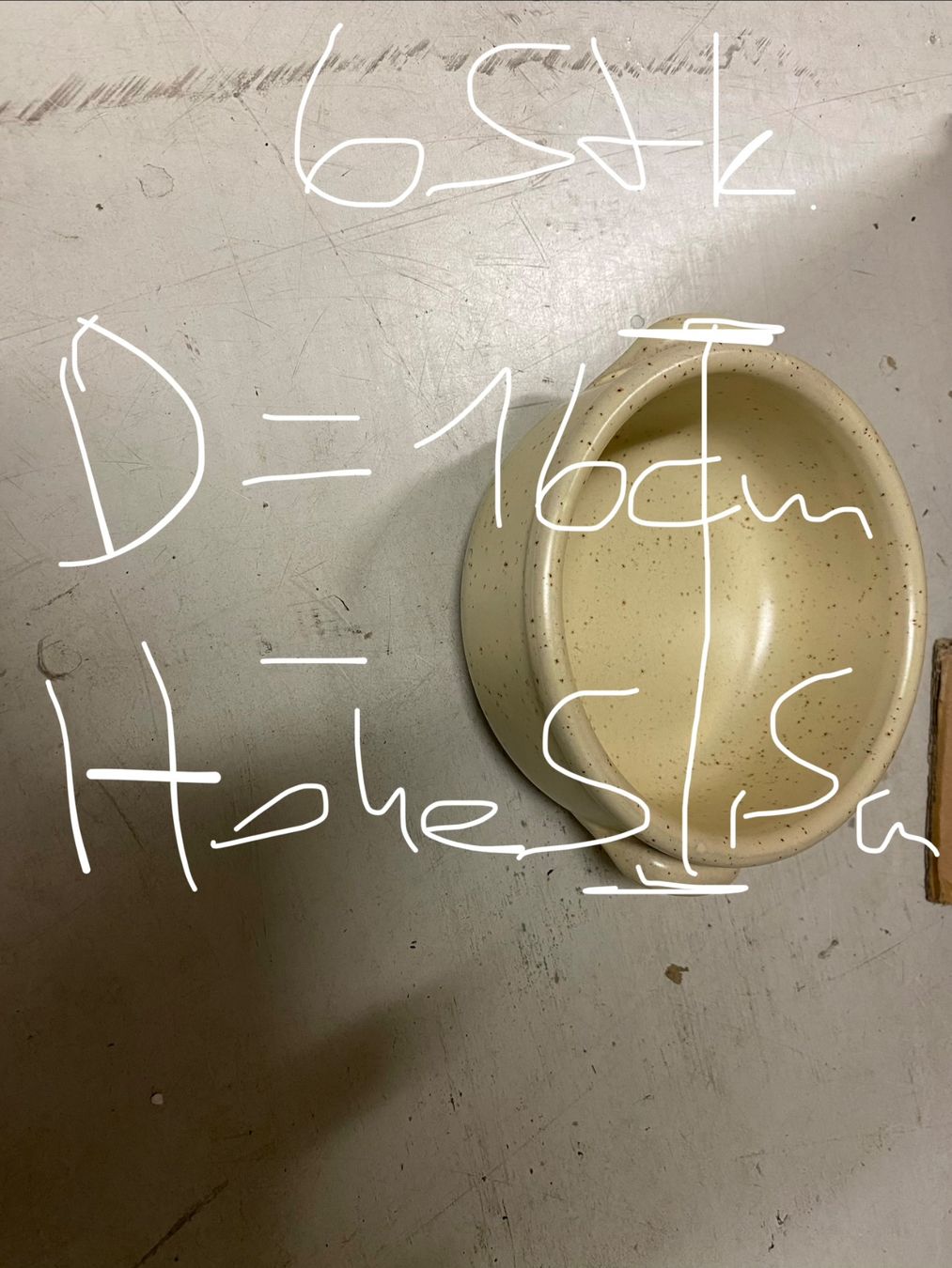 Ciotole: Keramik- oder Porzellanschüssel beige 6 Stk. – Usato da Eschlikon TG venduto da ArtRec 6