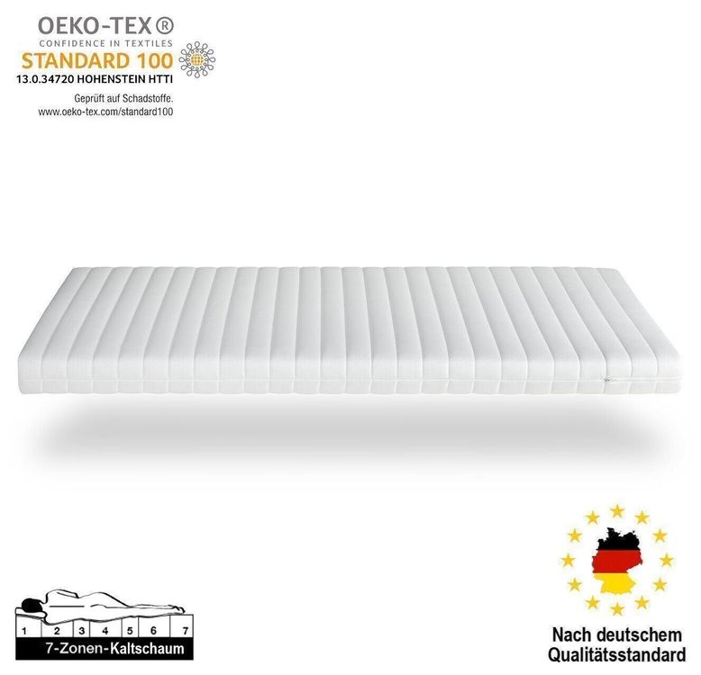 Materassi: Kaltschaum Topper 160x200 7 Zonen - 10cm Matratzenauflage – Nuovo e nell'imballaggio originale da Wallenwil venduto da toesstal-vertrieb