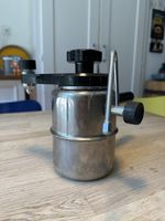 Espressokocher Aluminium mit Zubehoer gebraucht
