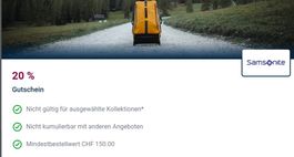 Samsonite 20% Rabatt Gutschein