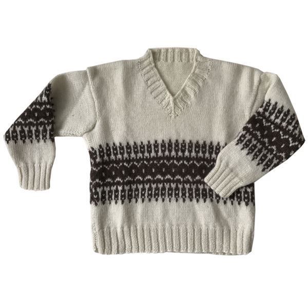 Pullover Skipullover S/M/L VINTAGE19 70s handgestrickt