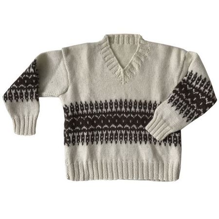 Pullover Skipullover GR. S/M/L VINTAGE19 70s handgestrickt