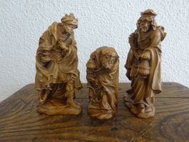 Heilige Drei Könige / Krippenfigur Holz
