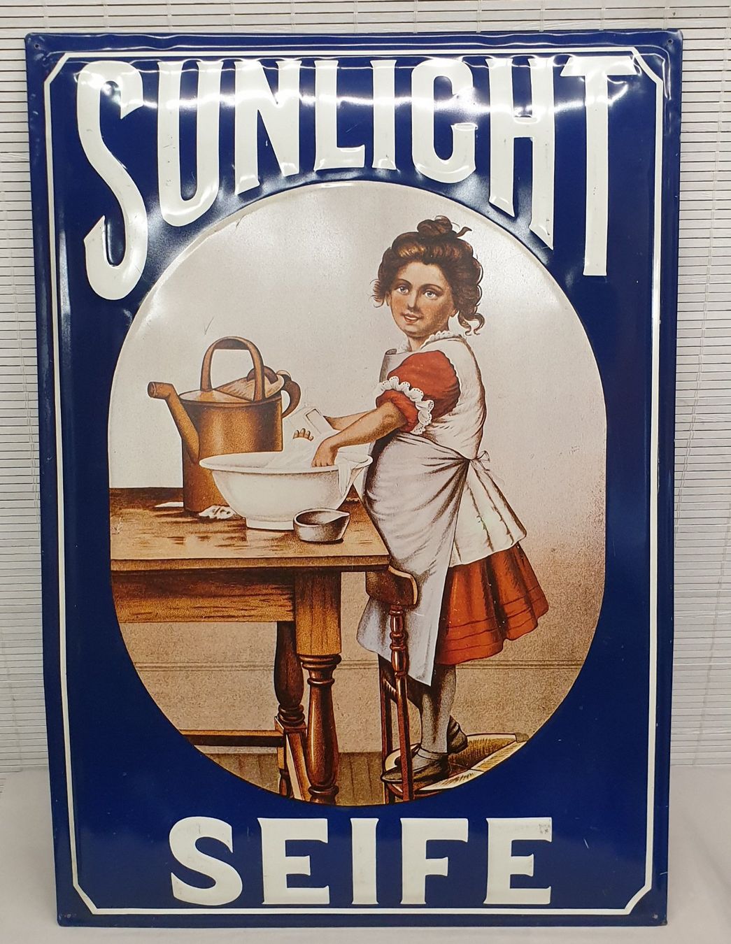 Sunlight Schilder: Blechschild Sunlight Seife 53x75 cm – Gebraucht aus Emmen von magelan