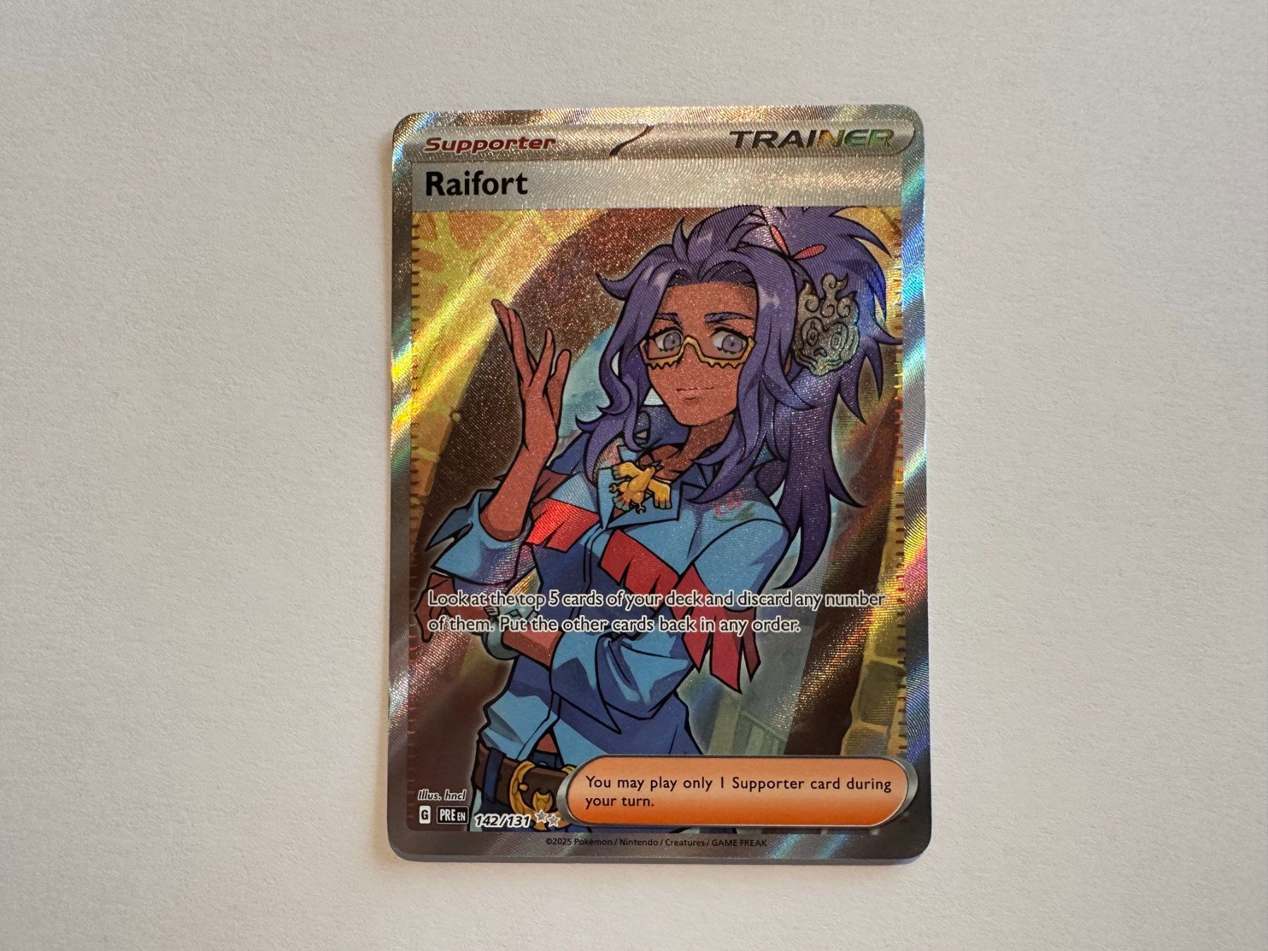 Pokémon Carte collezionabili: Trainer Raifort Prismatic Evolutions EN – Nuovo (secondo la descrizione) da Hagendorn venduto da Pokecollectorch 1