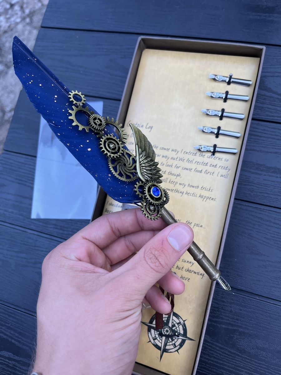 Stifte & Marker: Federkiel Set Edelfüller blau mit Zubehör neu – Neu (gemäss Beschreibung) aus Tägerwilen von Alexander716