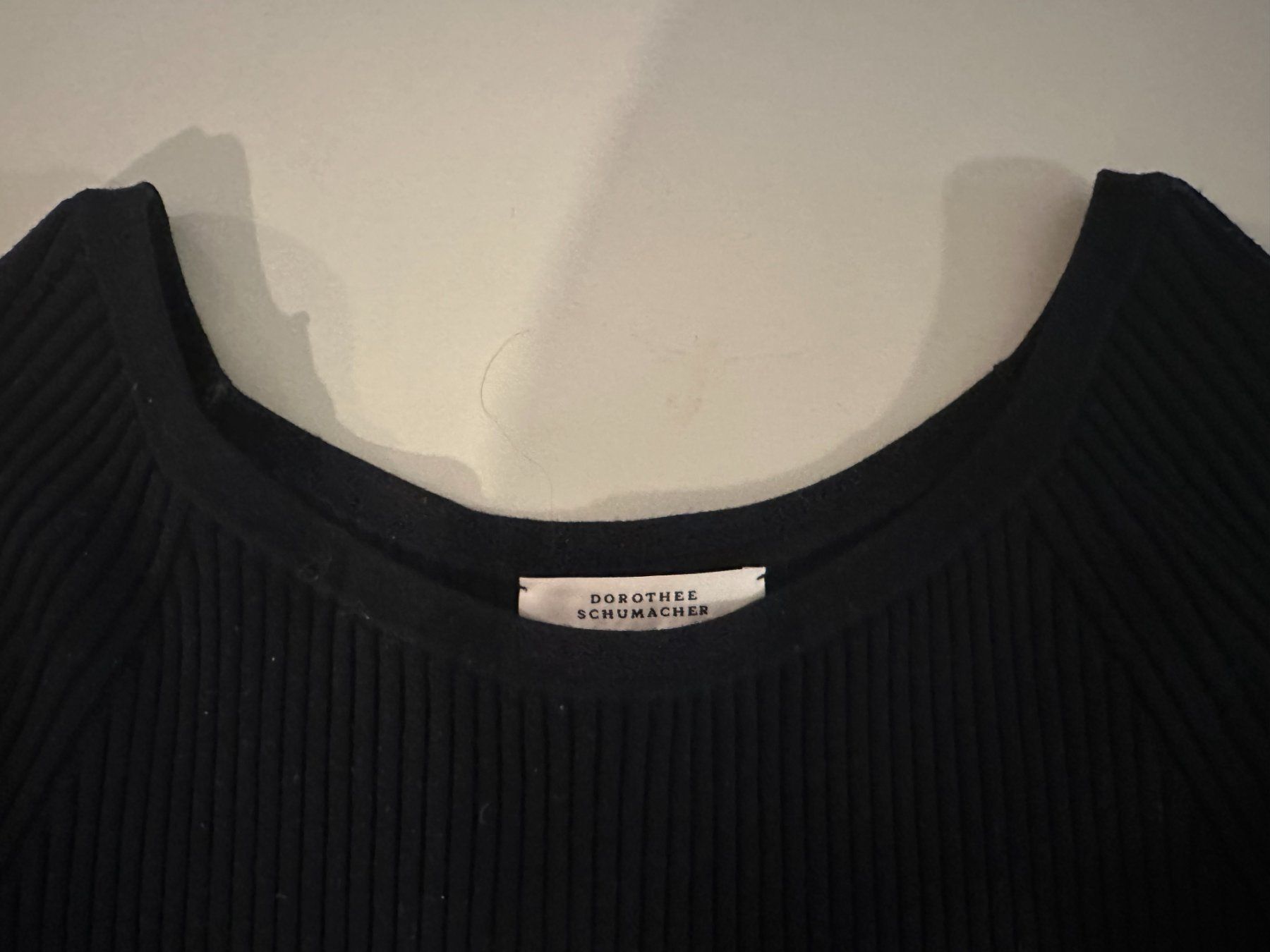 Dorothee Schumacher Pullover & Sweatshirts: Dorothee Schumacher - Rippenstrick Pullover - schwarz - NEU – Neu (gemäss Beschreibung) aus Dübendorf von san_tt6m 6