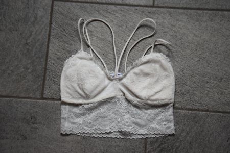 Damen Tally Weijl Crop Top aus Spitze gr. M