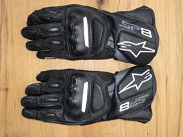 Motorradhandschuhe Alpinestars SP-8 schwarz Grösse M