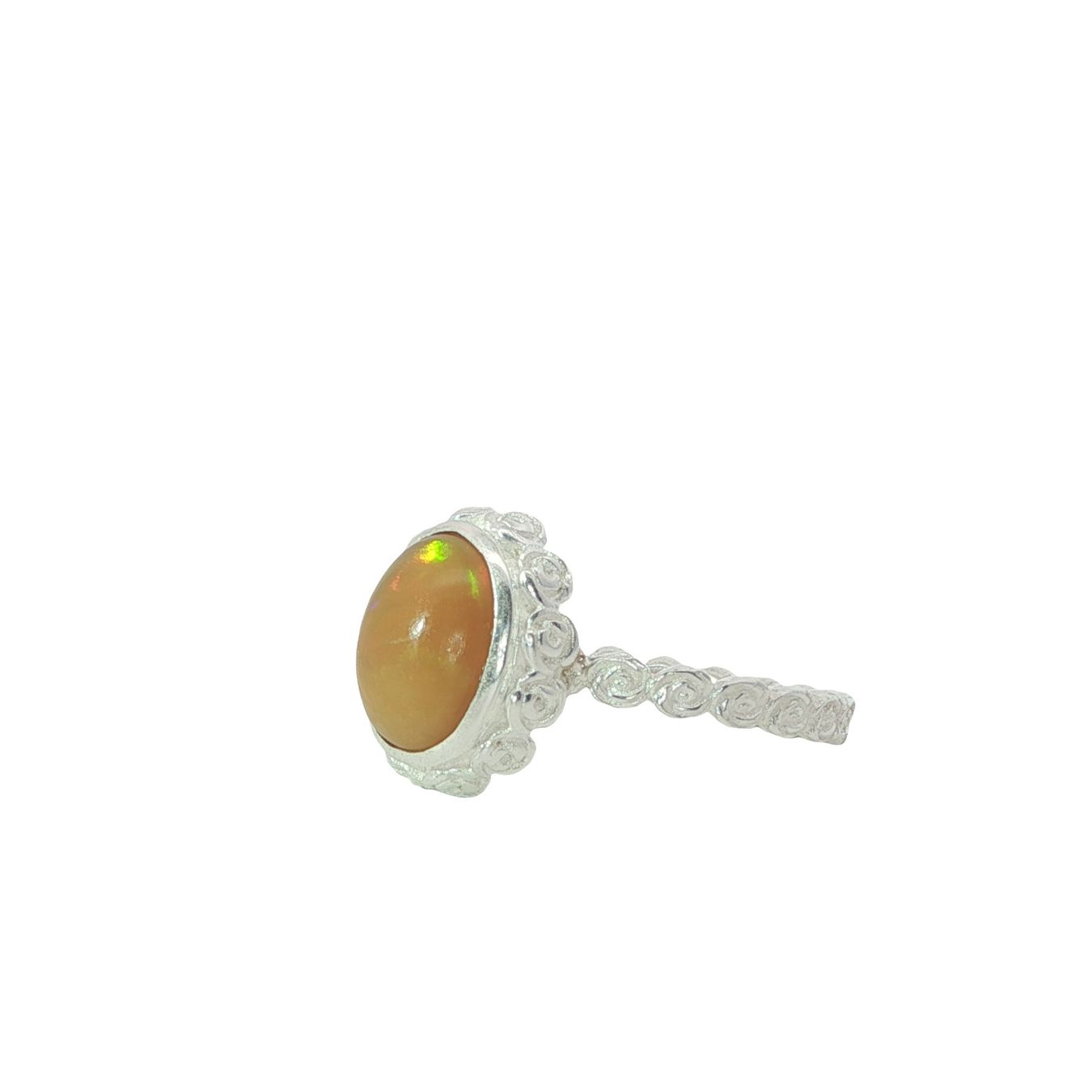 Olga Ribler Anelli: Feiner Silber Ring 925 mit Opal Grösse 58 – Nuovo (secondo la descrizione) da Luzern venduto da Schmuckoutlet 7