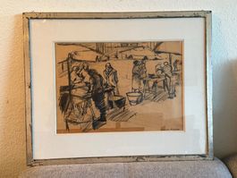 Phillips William / Markt / Zeichnung