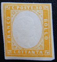 Sardinien Altitalien Kat. 14a * 1862 Kat. 30 Euro