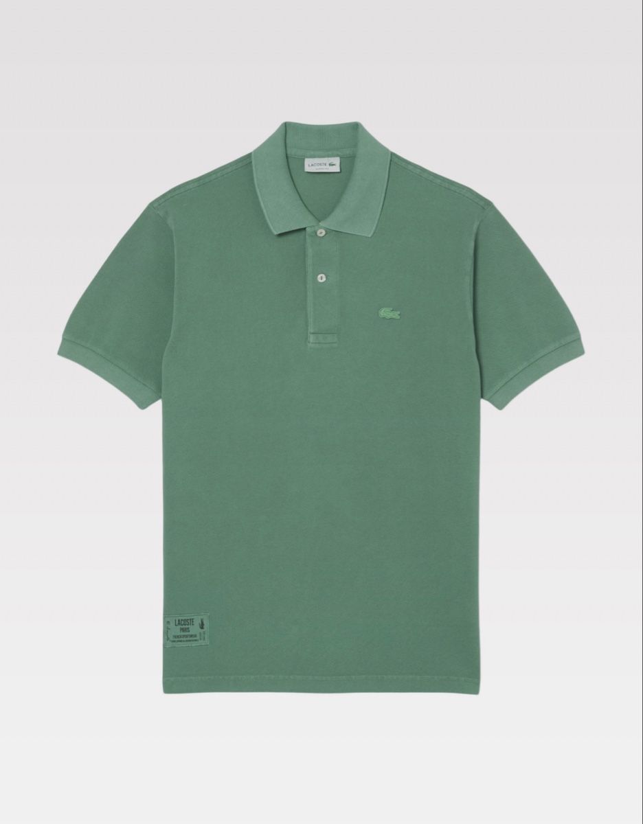 Lacoste Magliette Polo: Polo Lacoste Washed Green – Nuovo e nell'imballaggio originale da Biel/Bienne venduto da Akwawini