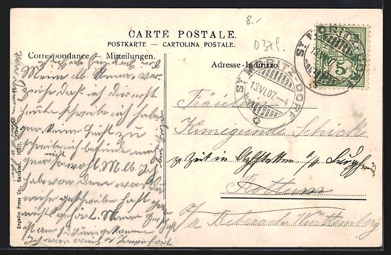 Cartes postales: St. Moritz, Hotel Villa Oxonia im Winter – D'occasion à Berlin par bartko-reher 1