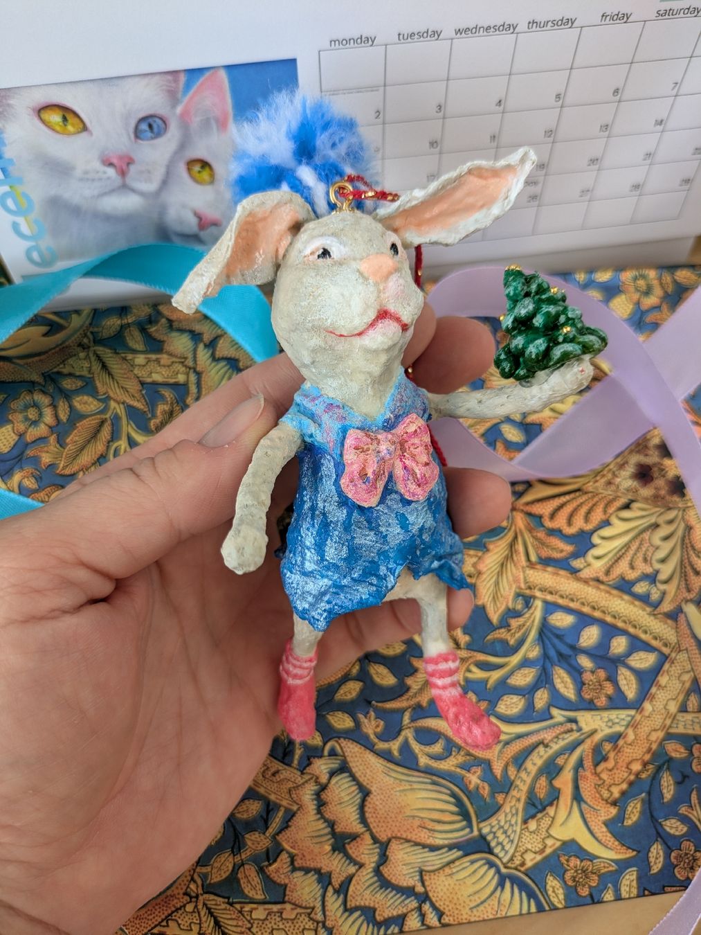 Tutte le decorazioni: Christbaumschmuck aus Pappmaché – Nuovo e nell'imballaggio originale da Zuoz venduto da liz_9nhl 7