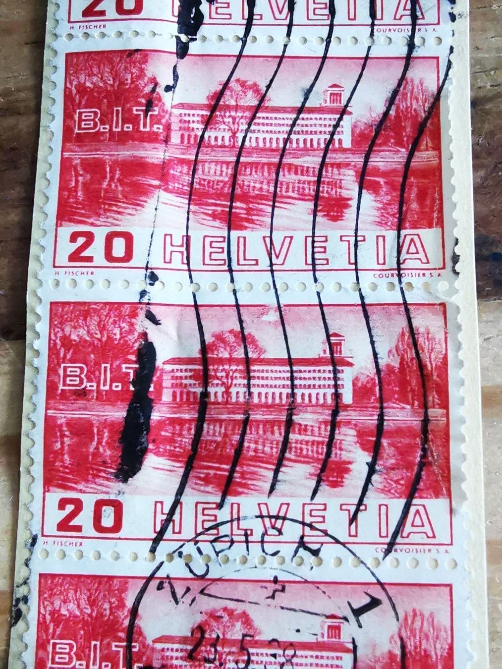 Tutti i francobolli: 211.3.02 (100.-) Abart:Ret – Usato da Wangen venduto da Abartix 1