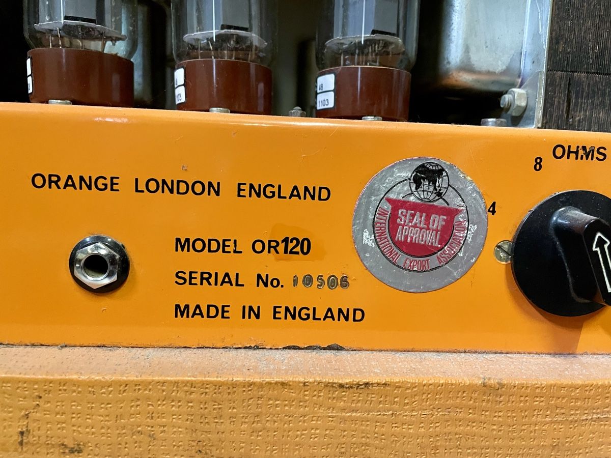 Amplificatori: 1973 Orange OR120 Vintage – Usato da Kriens venduto da glucifer 4