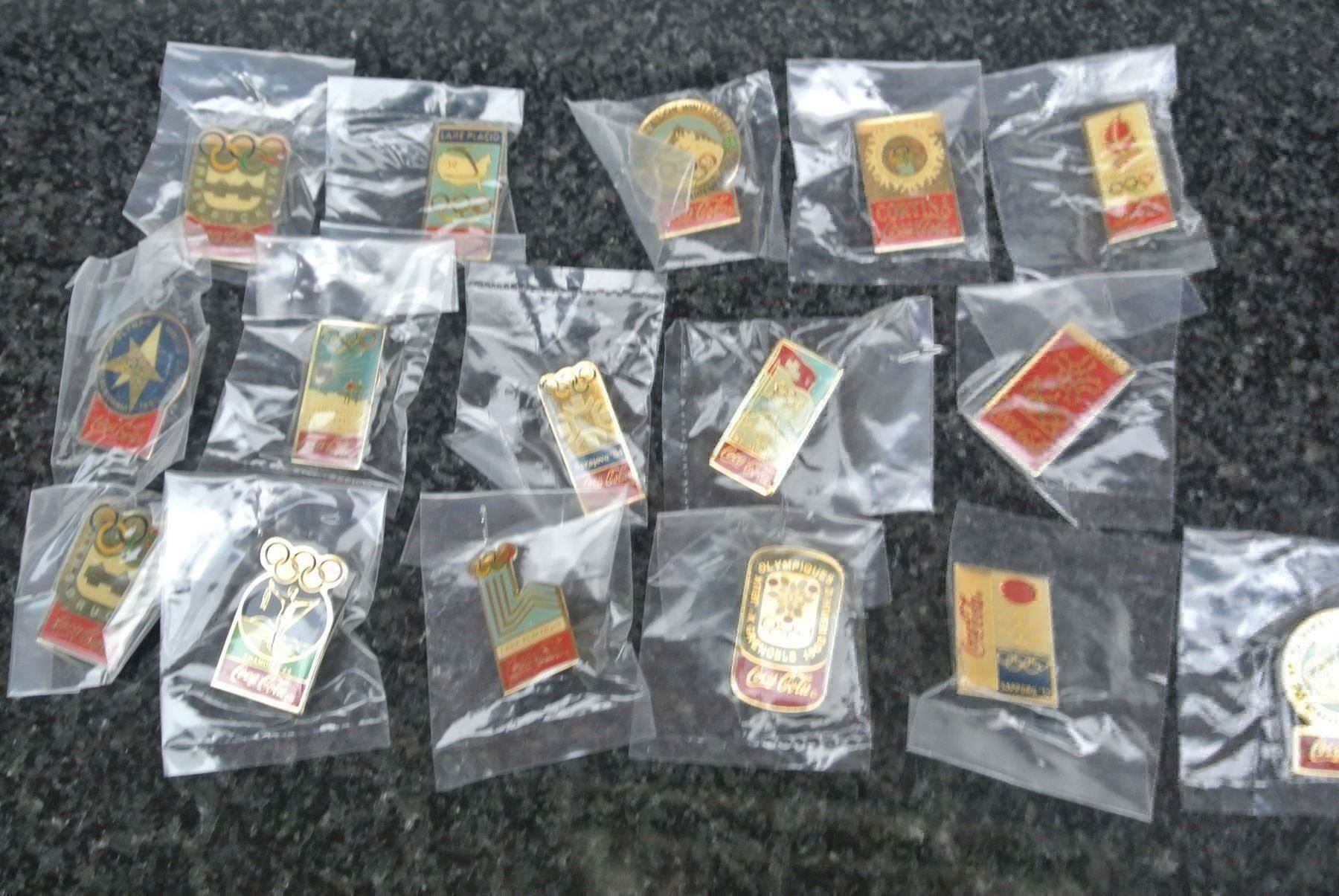Coca-Cola Placchette & Badge: Coca-Cola Olympic PIN 16 Stück – Nuovo e nell'imballaggio originale da Rotkreuz venduto da nigal 5