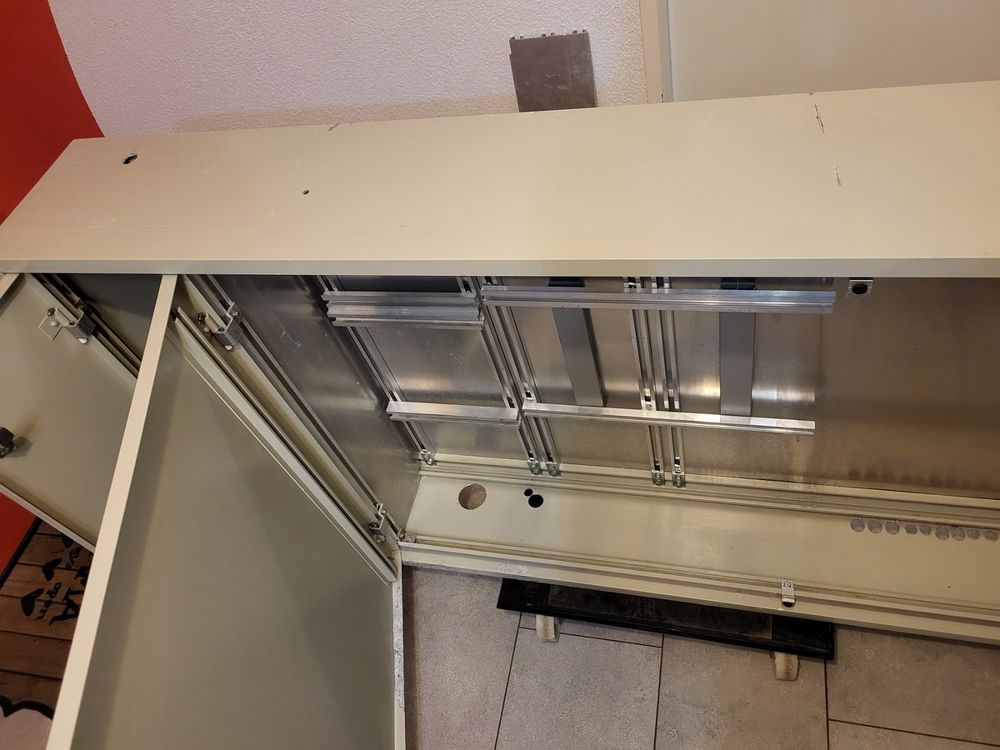 Elektrokasten für Stromverteilung o.ä. Aluminium leer (Gebraucht) in ...