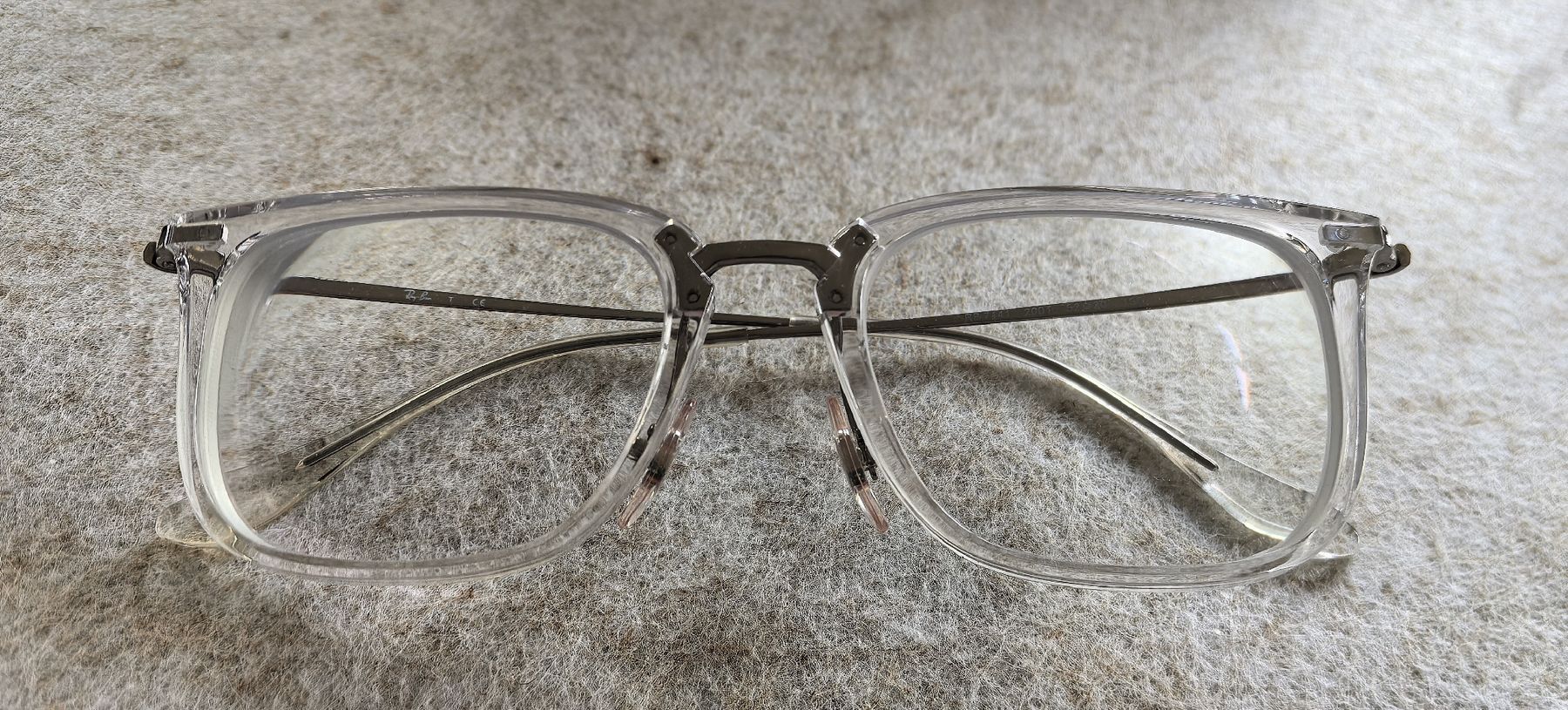 Ray-Ban Brille, Modell RB 7141, transparent, neuwertig (Neu (gemäss ...