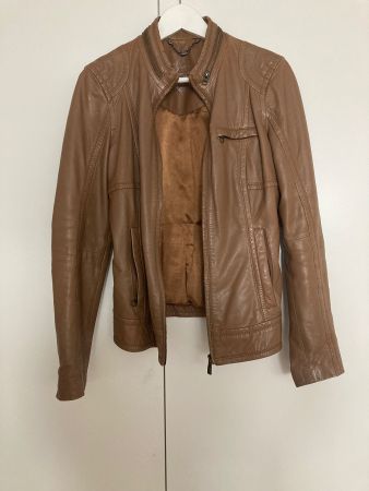 Lederjacke EDC by Esprit Damen braun Grösse M guter Zustand