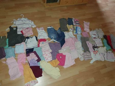 Lot habit fille T 62 / 68
