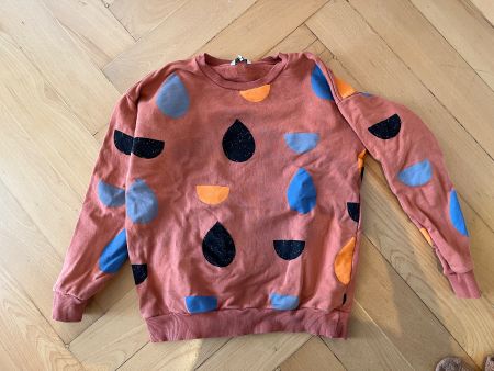 Barn of Monkeys Pullover orange gemustert Grösse 12
