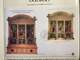 Vatikan 2006 Ersttagsbrief Block 500.Tod-tag Andrea Mantegna