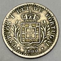 100 Réis - König Charles I - Portugal - 1900