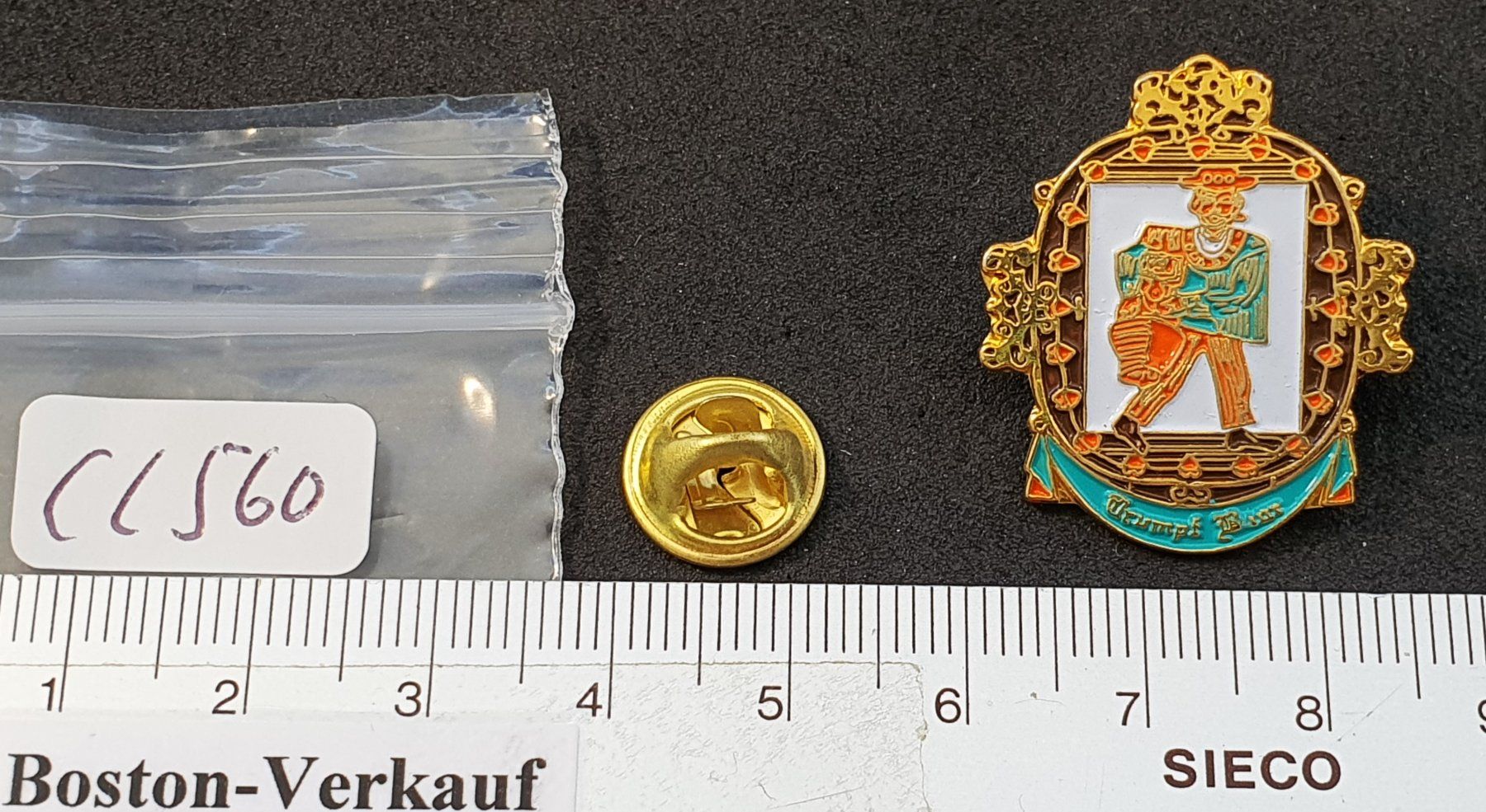 Placchette & Badge: CC560 - Pin Trumpf Buur Jassen – Usato da Reinach BL venduto da Boston-Verkauf 1