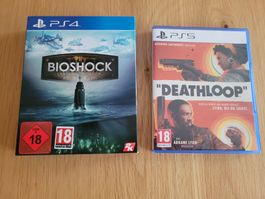 PS4 Bioshock the collection & PS5 Deathloop wie neu