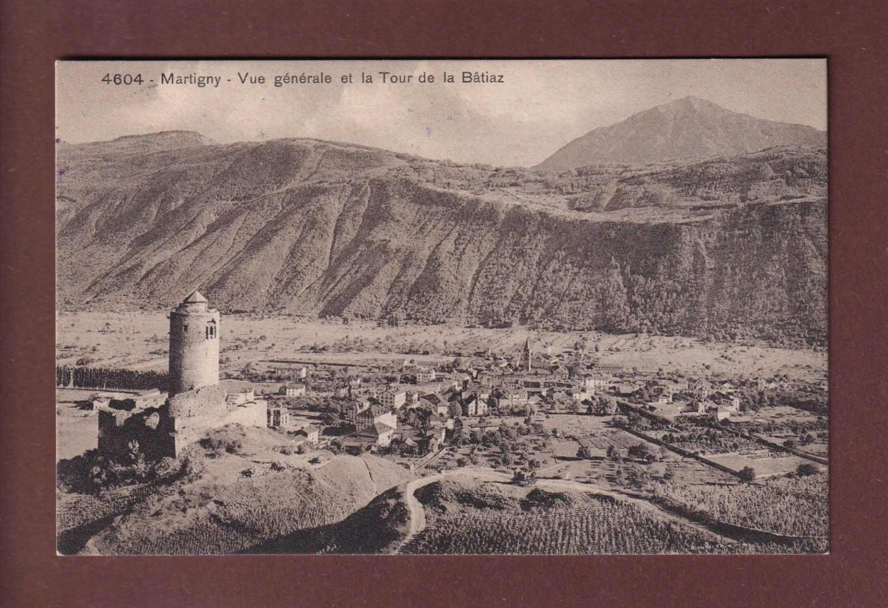 Ansichtskarten: MARTIGNY - Tour de la Bâtiaz – Gebraucht aus Pully von nicecards