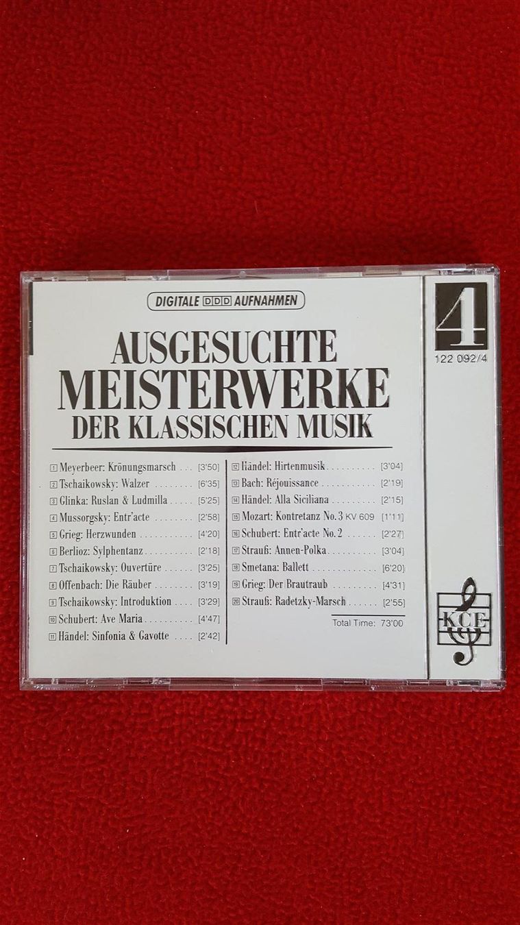 CD: Meisterwerke der klassischen Musik – Usato da Winterberg ZH venduto da Gemini63 5