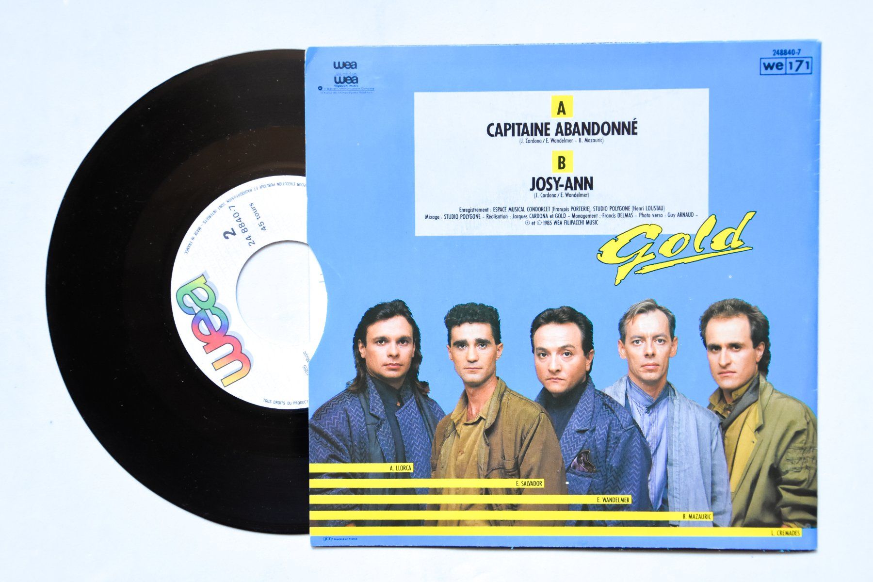 Dischi in vinile: Gold - Capitaine Abandonné – Usato da Belmont-sur-Yverdon venduto da ag97 1