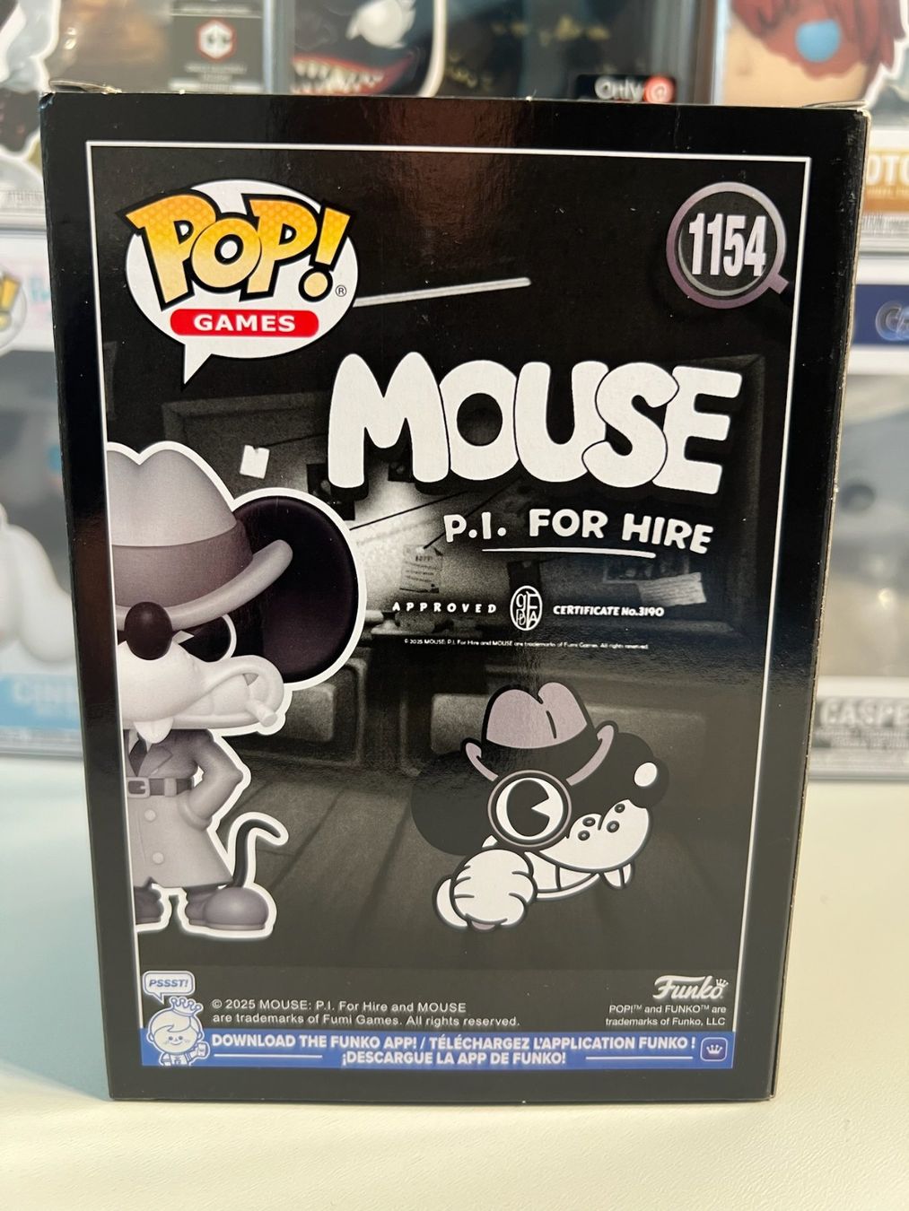 Funko Statuette: Funko POP! Games Mouse P.I. For Hire - Jack Pepper – Usato da Le Mouret venduto da perfectbijou 2