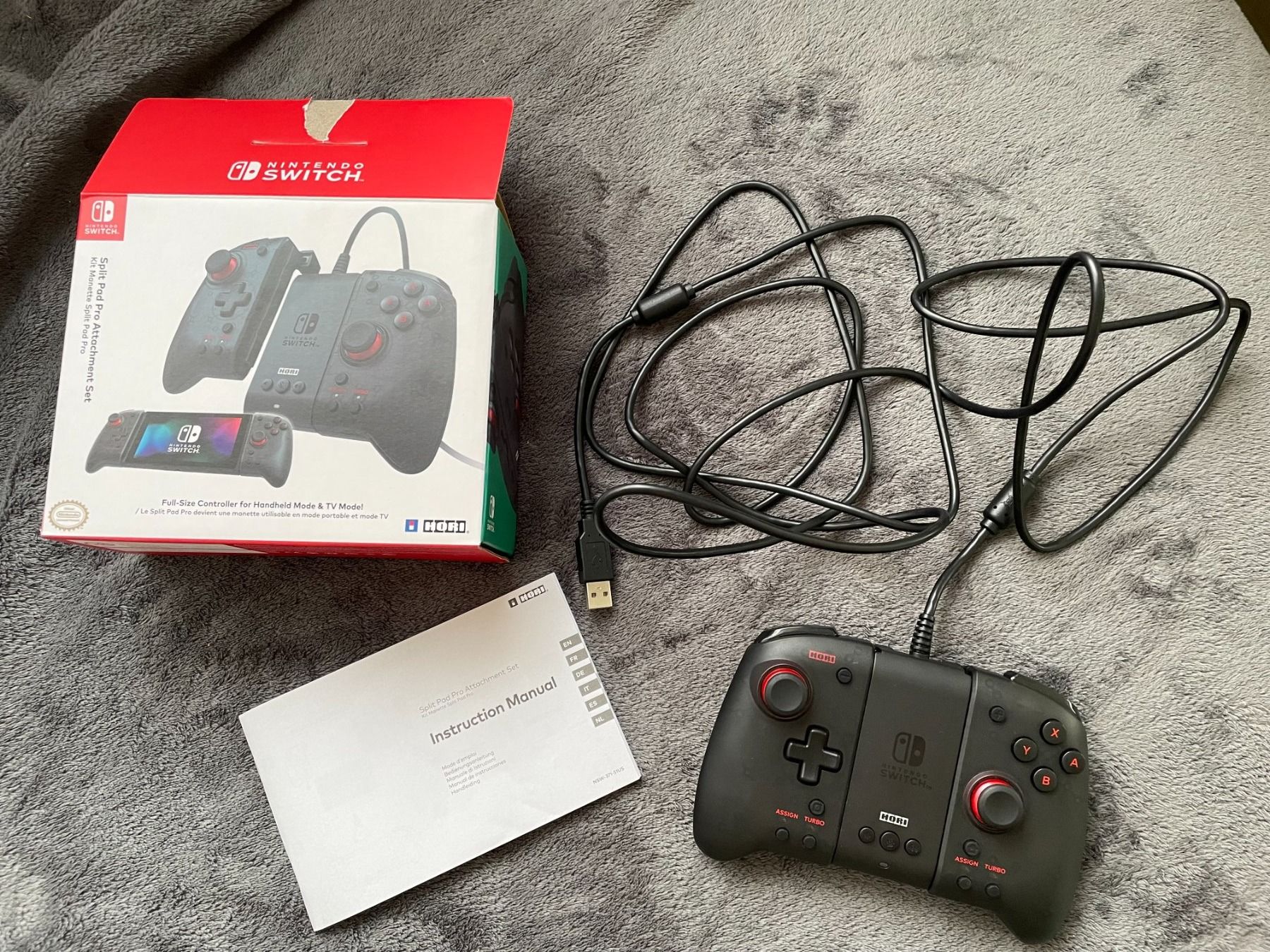 Controller: Hori Nintendo Switch Split Pad Pro Attachment Set Controller – Gebraucht aus Ehrendingen von  1