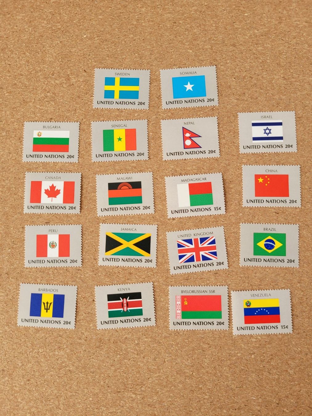 Tous les timbres: United Nations Länder – D'occasion à Inwil par Flower2325